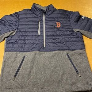 Boston Red Sox Large 1/2 Zip Under Armour Mens